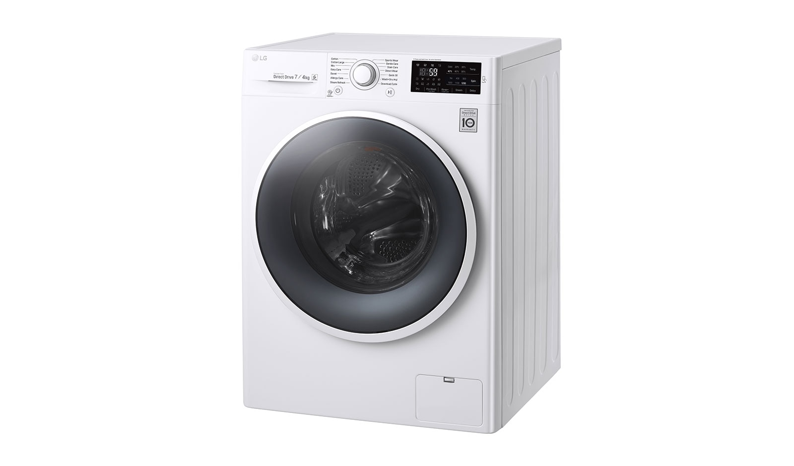 LG 7 kg pračka / 4 kg sušička , 1200 ot./min, SlimCombo, 6 Motion DD, 14 programů, 10 přídavných možností, 7 možností sušení, F72U2HDM0N