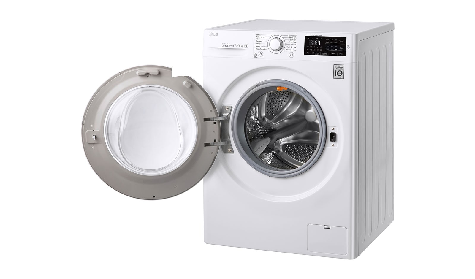 LG 7 kg pračka / 4 kg sušička , 1200 ot./min, SlimCombo, 6 Motion DD, 14 programů, 10 přídavných možností, 7 možností sušení, F72U2HDM0N