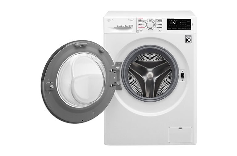 LG 8 kg parní pračka, 1200 ot./min, A+++ (v rozsahu A+++ až D), 6 Motion DD, Steam™ - parní praní, 14 programů, F82J6TY0W