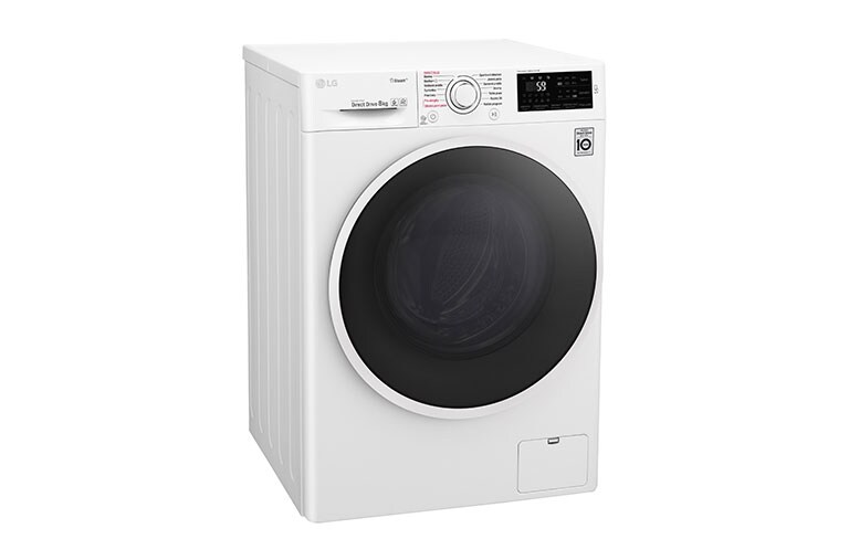 LG 8 kg parní pračka, 1200 ot./min, A+++ (v rozsahu A+++ až D), 6 Motion DD, Steam™ - parní praní, 14 programů, F82J6TY0W