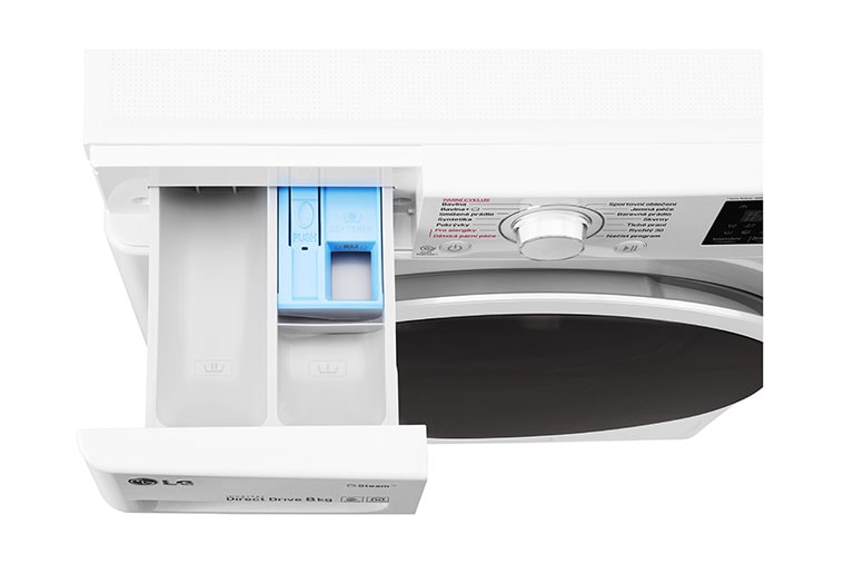 LG 8 kg parní pračka, 1200 ot./min, A+++ (v rozsahu A+++ až D), 6 Motion DD, Steam™ - parní praní, 14 programů, F82J6TY0W