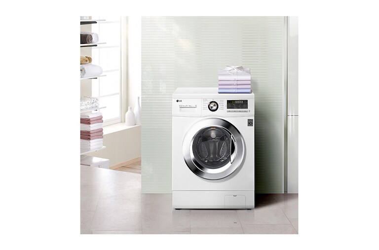 LG 8 kg pračka / 5 kg sušička, 1400 ot./min, A (v rozsahu A až G), 6 Motion DD, Direct Drive™, Smart Diagnosis™, 13 programů, 8 možností sušení, F84G6TDM2N