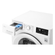 LG 8 kg pračka, 1400 ot./min, A+++ (v rozsahu A+++ až D), 6 Motion DD, Direct Drive™, ThinQ™, Přidat prádlo, 14 programů, F84J5TN3W