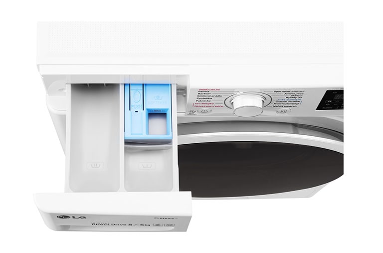 LG 8 kg pračka / 5 kg sušička, 1400 ot./min, A (v rozsahu A až G), 6 Motion DD, Direct Drive™, Steam™ - parní praní, ThinQ™, Přidat prádlo, 14 programů, 9 možností sušení, F84J6TG0W