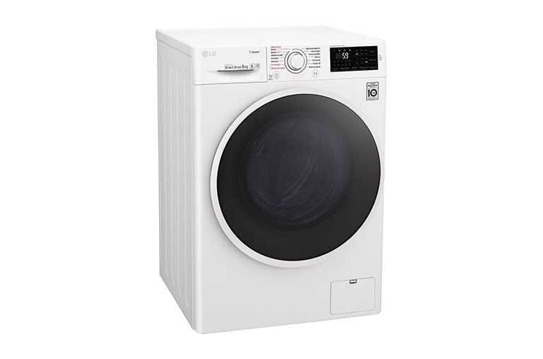 LG 8 kg parní pračka, 1400 ot./min, 6 Motion DD, Steam™ - parní praní, 14 programů, F84J6TY0W