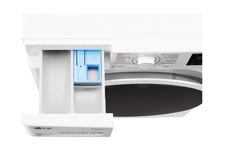 LG 8 kg parní pračka, 1400 ot./min, 6 Motion DD, Steam™ - parní praní, 14 programů, F84J6TY0W