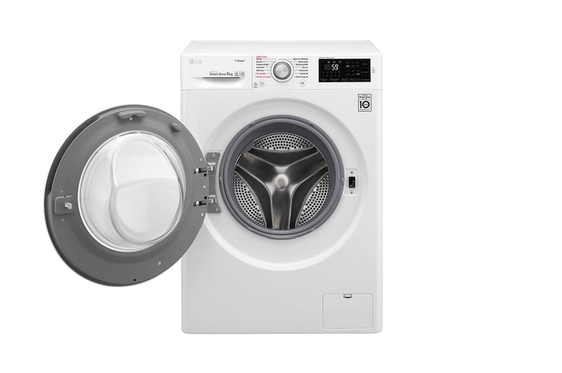 LG 8 kg parní pračka, 1400 ot./min, A+++ (v rozsahu A+++ až D), 6 Motion DD, Steam™ - parní praní, 14 programů, F84J6TY1W