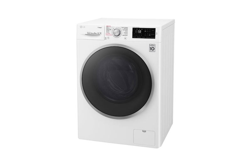 LG 8 kg parní pračka, 1400 ot./min, A+++ (v rozsahu A+++ až D), 6 Motion DD, Steam™ - parní praní, 14 programů, F84J6TY1W