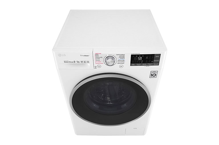 LG 8 kg pračka / 5 kg sušička, 1400 ot./min, 6 Motion DD, Direct Drive™, TrueSteam™ - parní praní, ThinQ™, Přidat prádlo, 14 programů, 8 možností sušení, F84J7TH1W