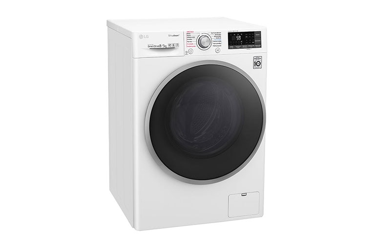 LG 8 kg pračka / 5 kg sušička, 1400 ot./min, 6 Motion DD, Direct Drive™, TrueSteam™ - parní praní, ThinQ™, Přidat prádlo, 14 programů, 8 možností sušení, F84J7TH1W