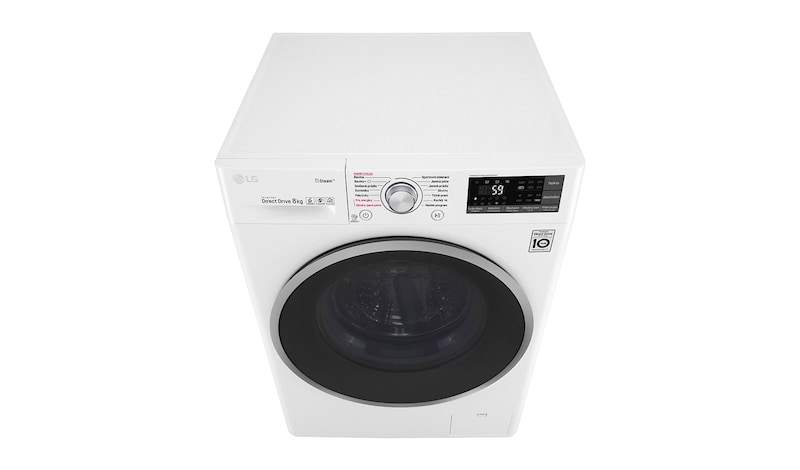 LG 8 kg parní pračka, 1400 ot./min, 6 Motion DD, Steam™ - parní praní, 14 programů, F84J7TY1W