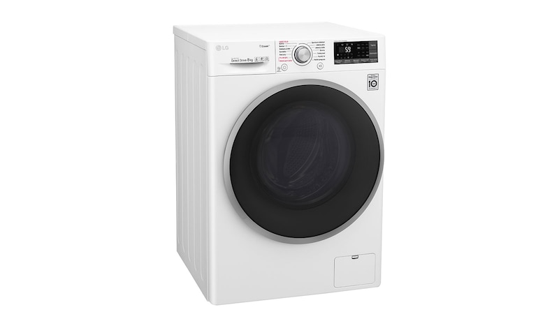 LG 8 kg parní pračka, 1400 ot./min, 6 Motion DD, Steam™ - parní praní, 14 programů, F84J7TY1W