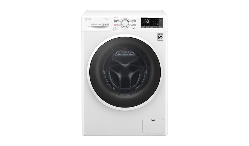 LG 9 kg parní pračka, 1400 ot./min,6 Motion DD, Steam™ - parní praní, 14 programů, F94J7VY0W