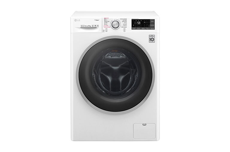 Čelní pohled na 9 kg parní pračka, 1400 ot./min,6 Motion DD, Steam™ - parní praní, 14 programů F94J7VY1W