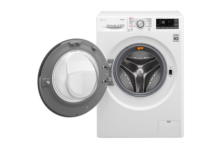 LG 9 kg parní pračka, 1400 ot./min,6 Motion DD, Steam™ - parní praní, 14 programů, F94J7VY1W