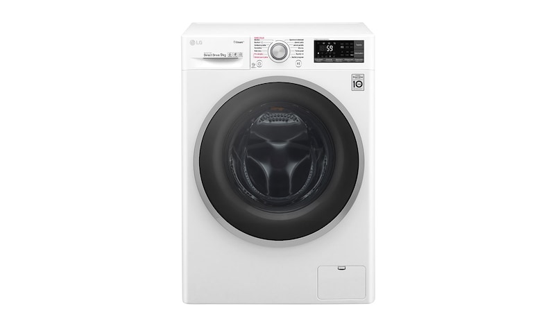 LG 9 kg parní pračka, 1400 ot./min,6 Motion DD, Steam™ - parní praní, 14 programů, F94J7VY1W