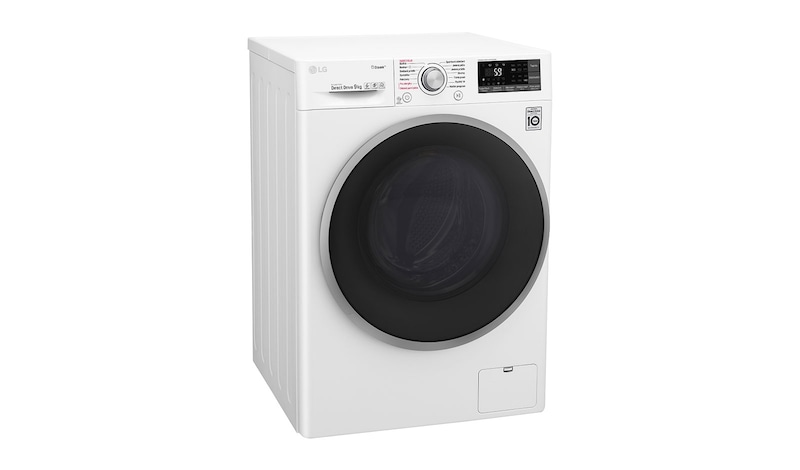 LG 9 kg parní pračka, 1400 ot./min,6 Motion DD, Steam™ - parní praní, 14 programů, F94J7VY1W