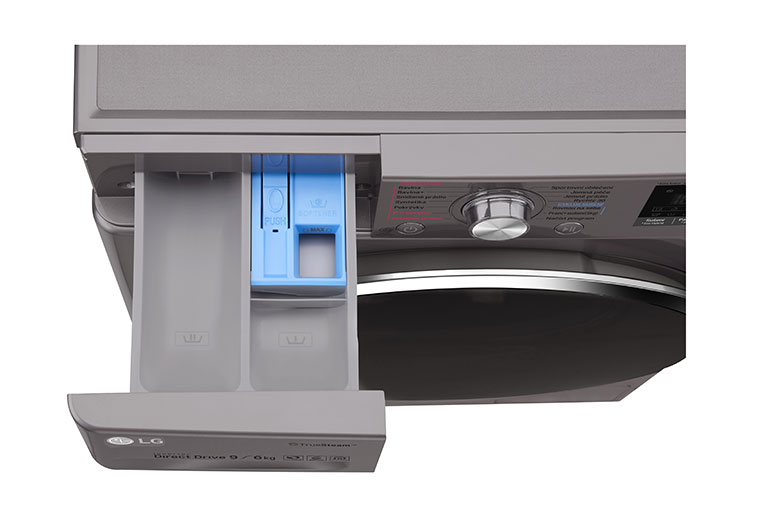 LG 9 kg pračka / 6 kg sušička, 1400 ot./min, 6 Motion DD, Direct Drive™, TrueSteam™ - parní praní, ThinQ™, Přidat prádlo, 14 programů, 8 možností sušení, F94J8FH2S