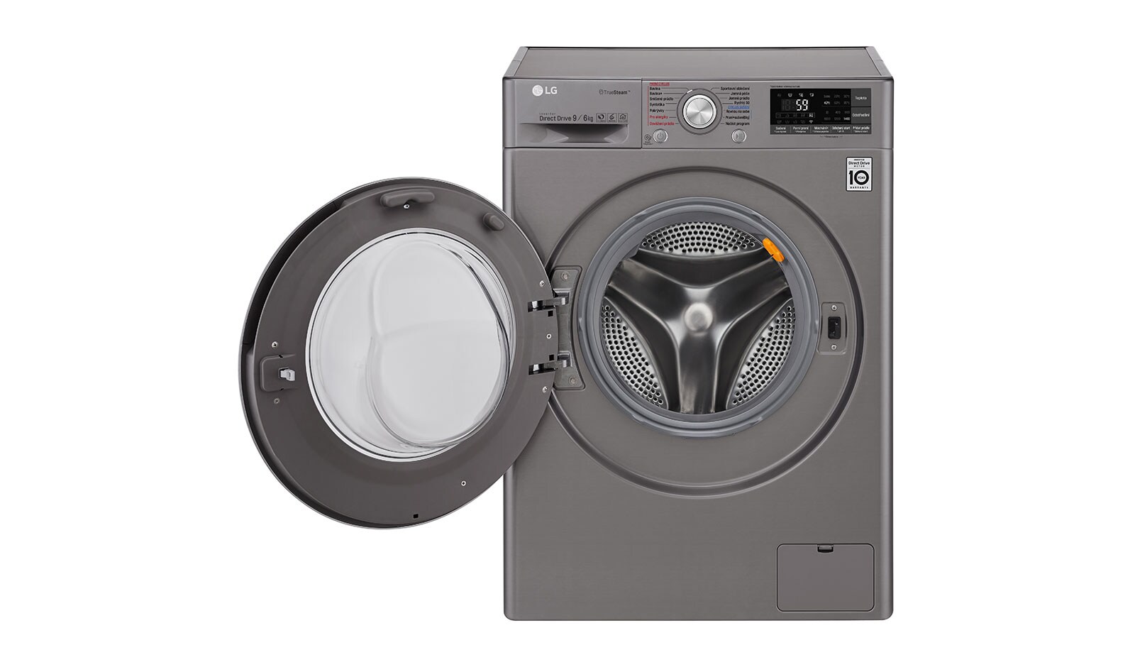 LG 9 kg pračka / 6 kg sušička, 1400 ot./min, 6 Motion DD, Direct Drive™, TrueSteam™ - parní praní, ThinQ™, Přidat prádlo, 14 programů, 8 možností sušení, F94J8FH2S