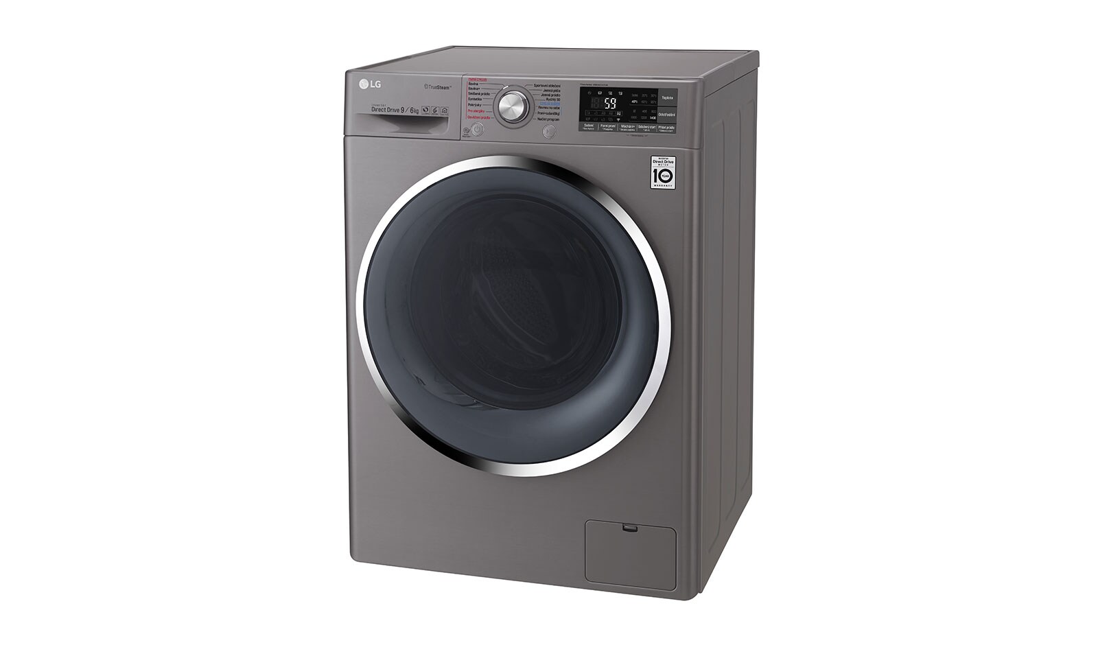 LG 9 kg pračka / 6 kg sušička, 1400 ot./min, 6 Motion DD, Direct Drive™, TrueSteam™ - parní praní, ThinQ™, Přidat prádlo, 14 programů, 8 možností sušení, F94J8FH2S