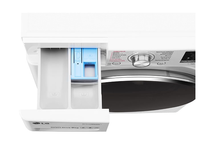 LG 9 kg parní pračka, 1400 ot./min,6 Motion DD, TrueSteam™ - parní praní, 14 programů, F94J8VS2W