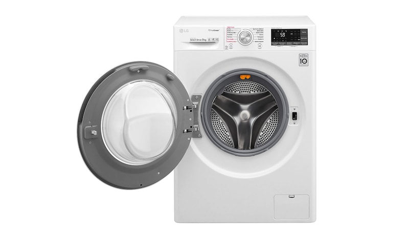 LG 9 kg parní pračka, 1400 ot./min,6 Motion DD, TrueSteam™ - parní praní, 14 programů, F94J8VS2W