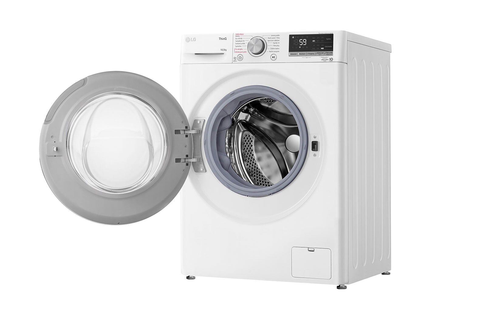 LG 10,5 kg parní pračka LG  | 1400 ot./min | TurboWash™ | ThinQ™, FA104V5URW0