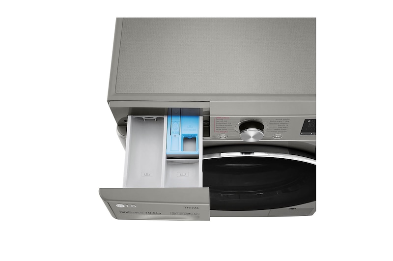 LG 10,5 kg parní pračka LG | 1400 ot./min | Direct Drive™ | AI DD™ | TurboWash™360°, FA104V7R2TE