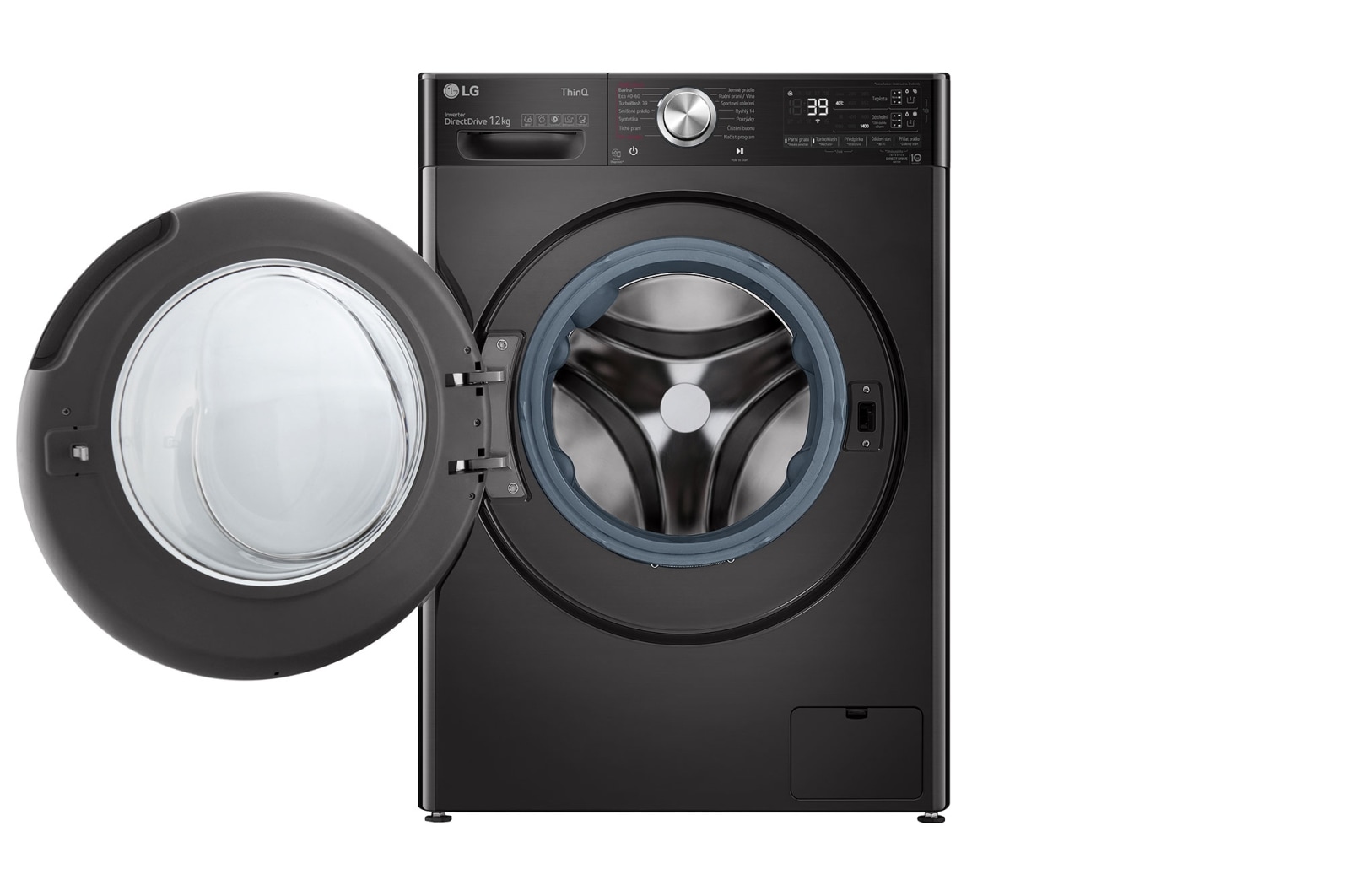 LG 12 kg parní pračka LG | 1400 ot./min | Direct Drive™ | AI DD™ | ezDispense™, FA124V9BAP2