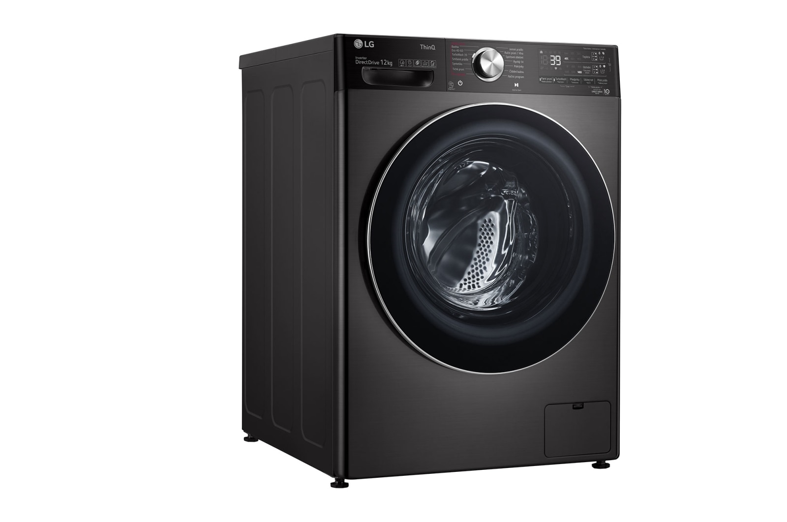 LG 12 kg parní pračka LG | 1400 ot./min | Direct Drive™ | AI DD™ | ezDispense™, FA124V9BAP2