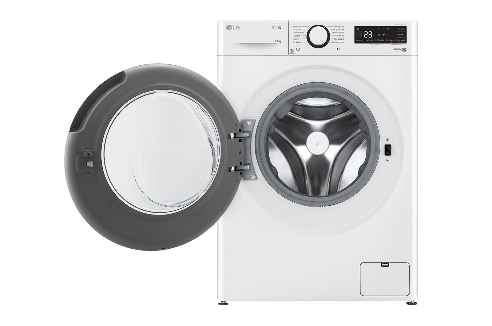 LG Parní pračka LG | 8,5 kg | A | 1200 ot./min | Direct Drive™ |Bílá, FA2S8V3GN3W