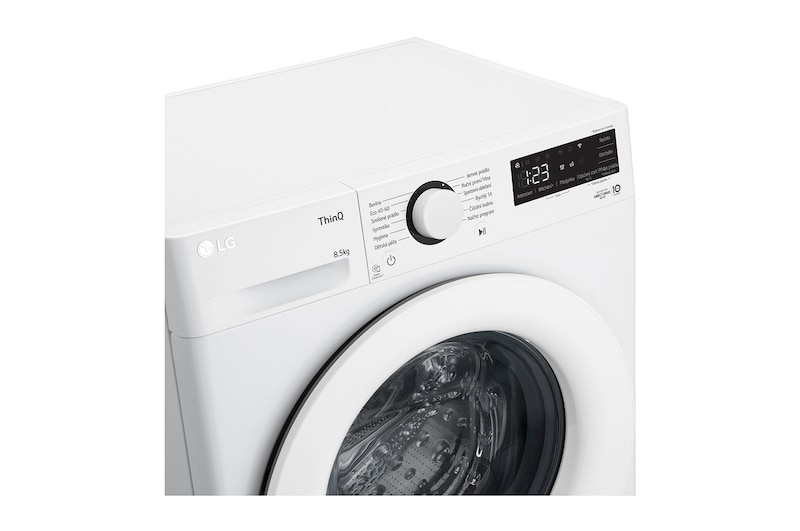 LG Slim pračka LG | 8,5 kg | A | 1200 ot./min | Direct Drive™ |Bílá, FA2S8V3GN3W