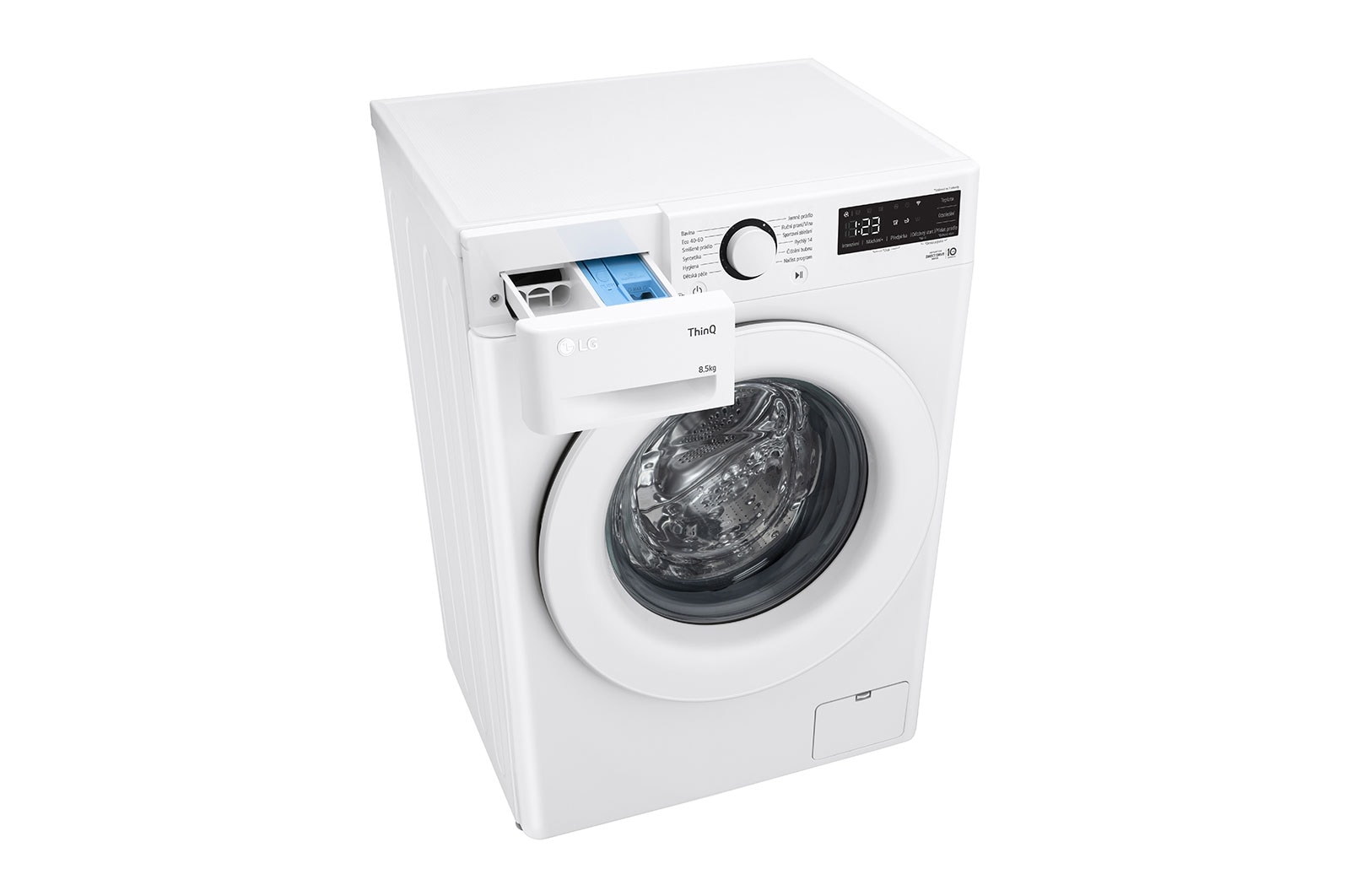 LG Parní pračka LG | 8,5 kg | A | 1200 ot./min | Direct Drive™ |Bílá, FA2S8V3GN3W