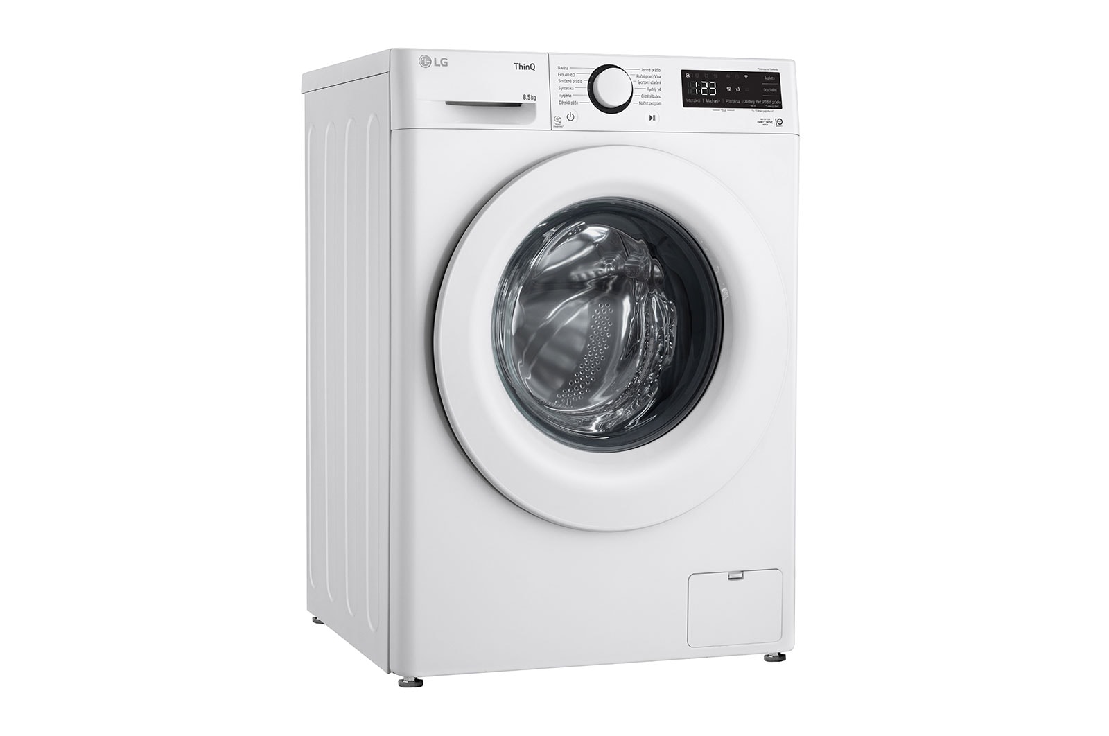 LG Parní pračka LG | 8,5 kg | A | 1200 ot./min | Direct Drive™ |Bílá, FA2S8V3GN3W