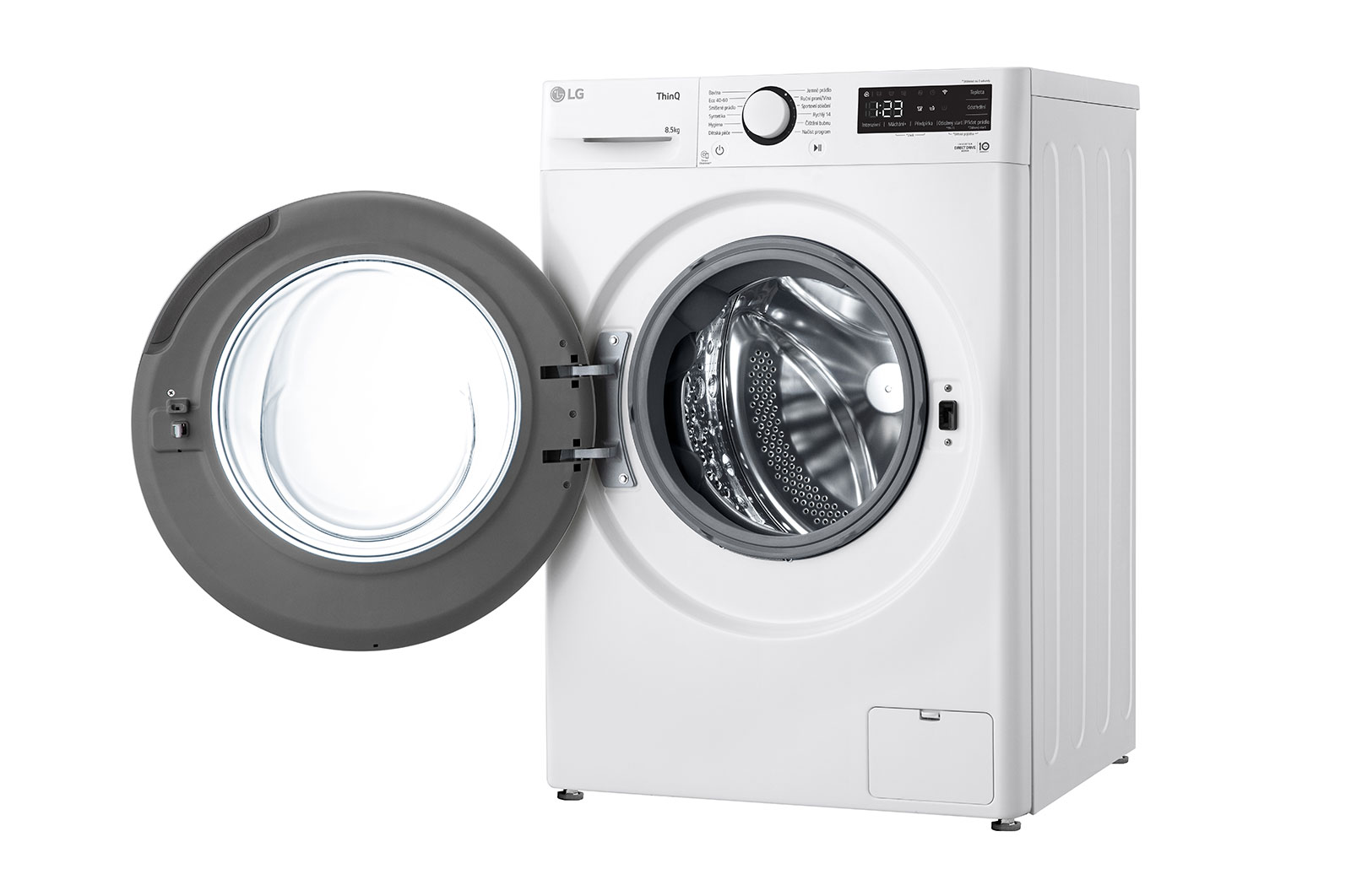 LG Parní pračka LG | 8,5 kg | A | 1200 ot./min | Direct Drive™ |Bílá, FA2S8V3GN3W