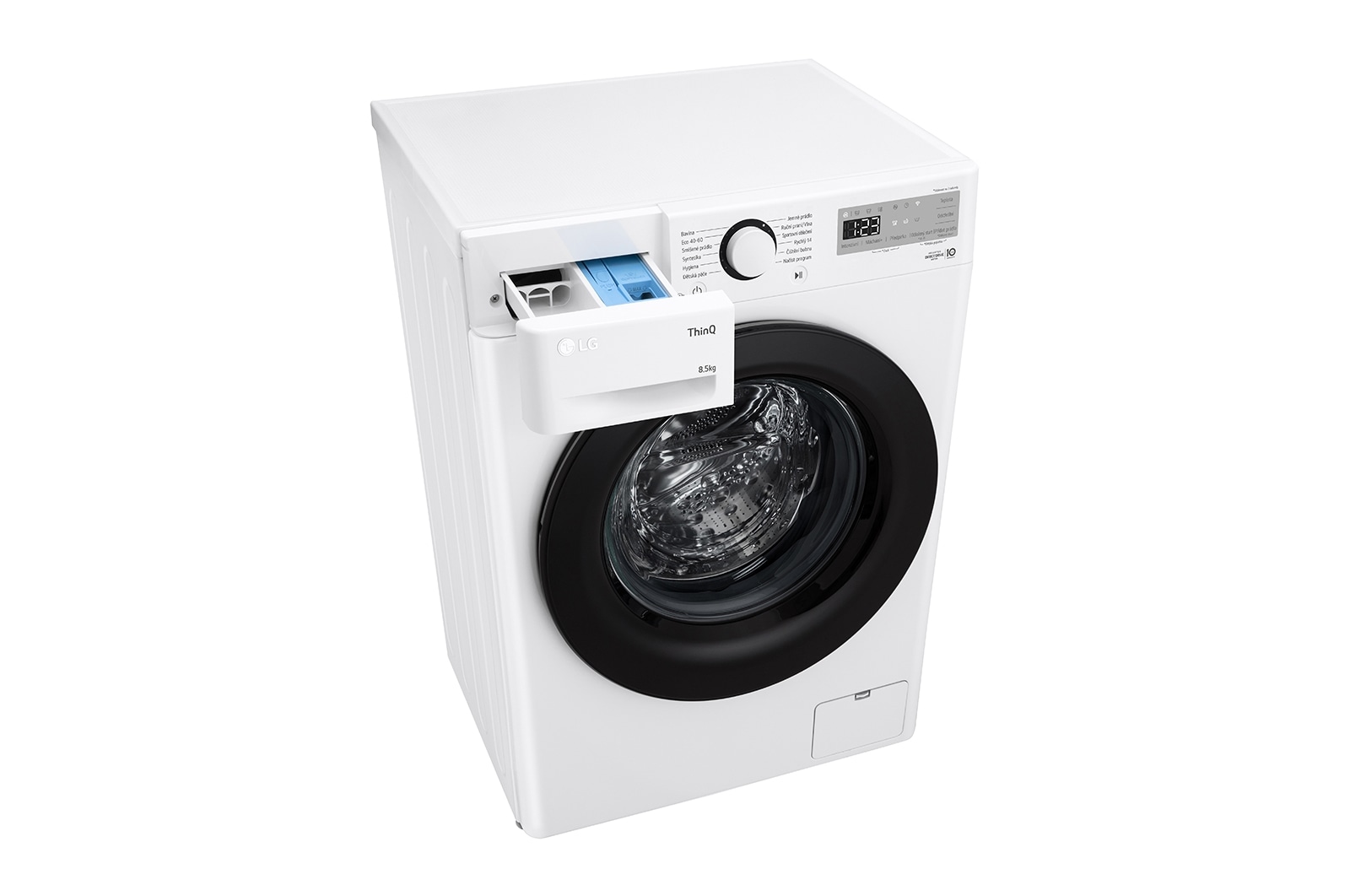 LG Slim parní pračka LG |8,5 kg | A | 1200 ot./min | Direct Drive™ | Bílá, FA2S8V3GN6H