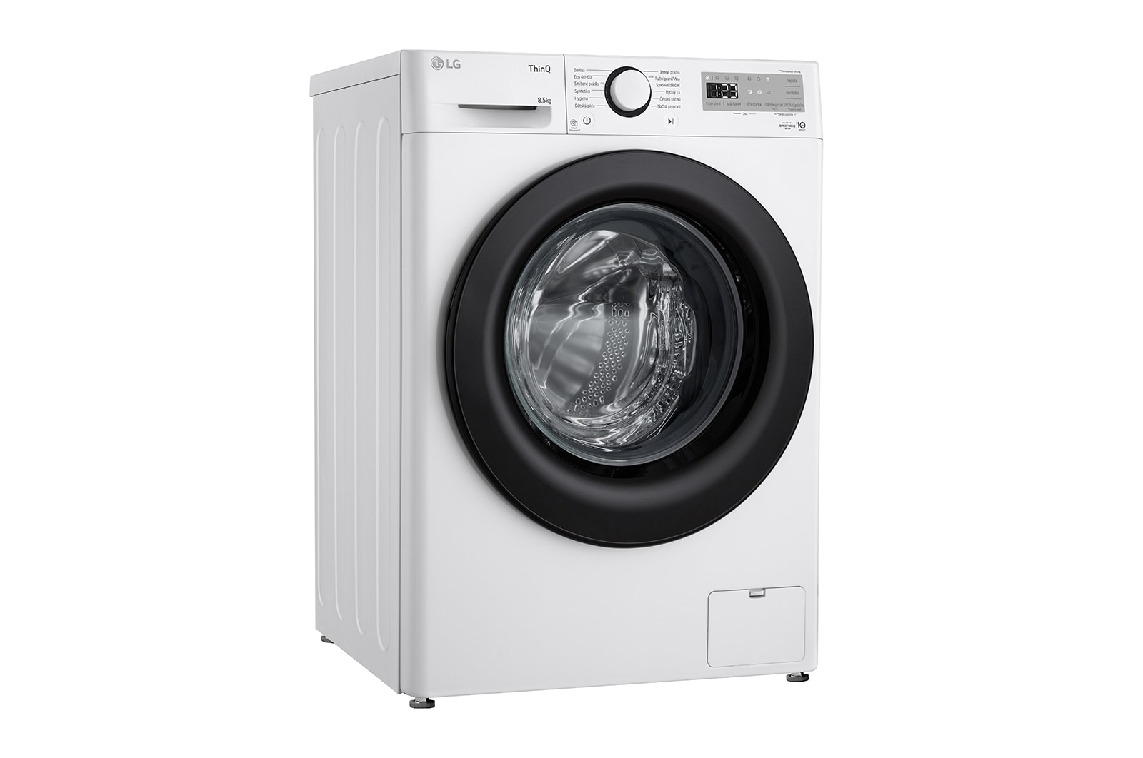 LG Slim parní pračka LG |8,5 kg | A | 1200 ot./min | Direct Drive™ | Bílá, FA2S8V3GN6H