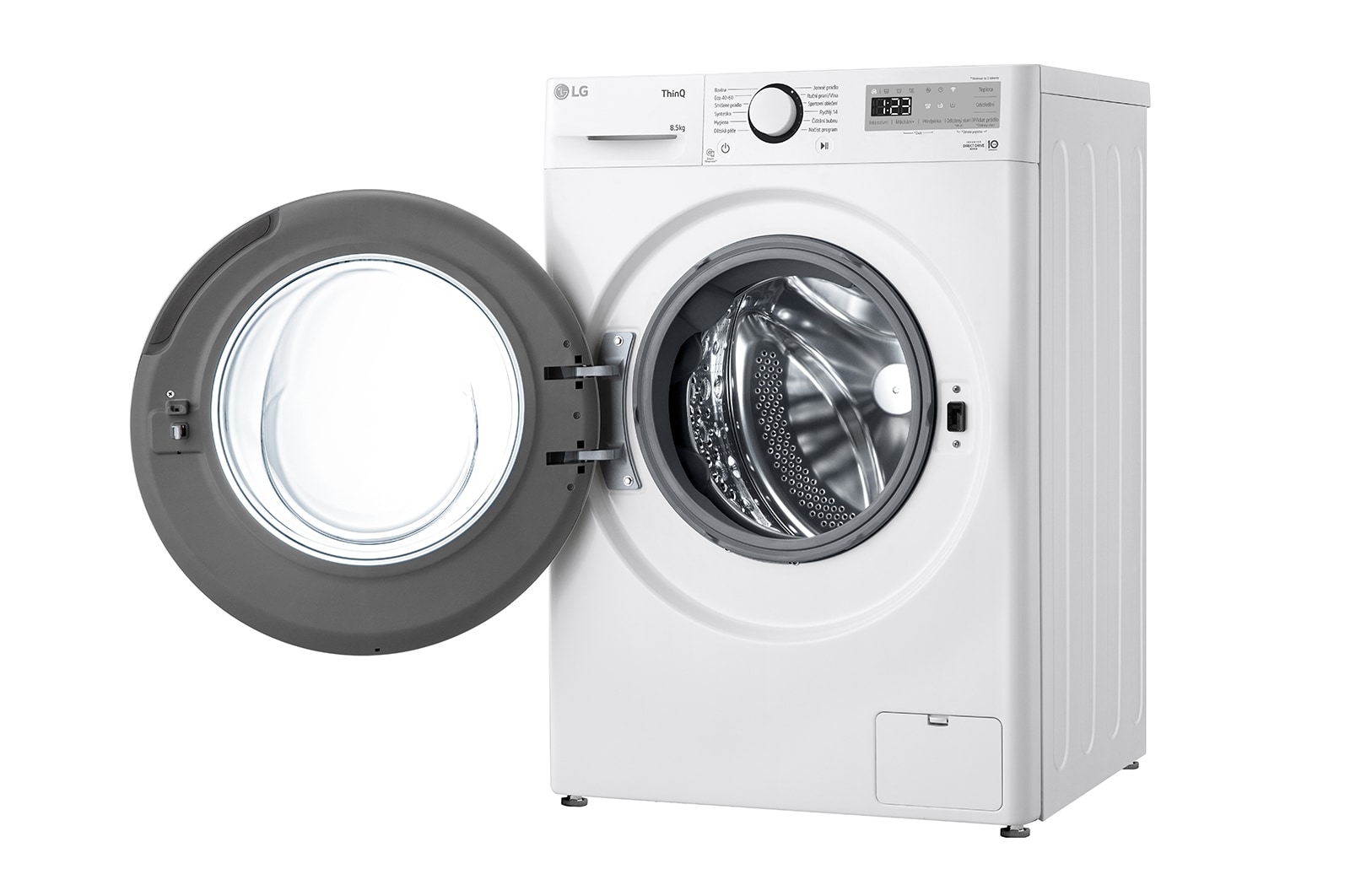 LG Slim parní pračka LG |8,5 kg | A | 1200 ot./min | Direct Drive™ | Bílá, FA2S8V3GN6H