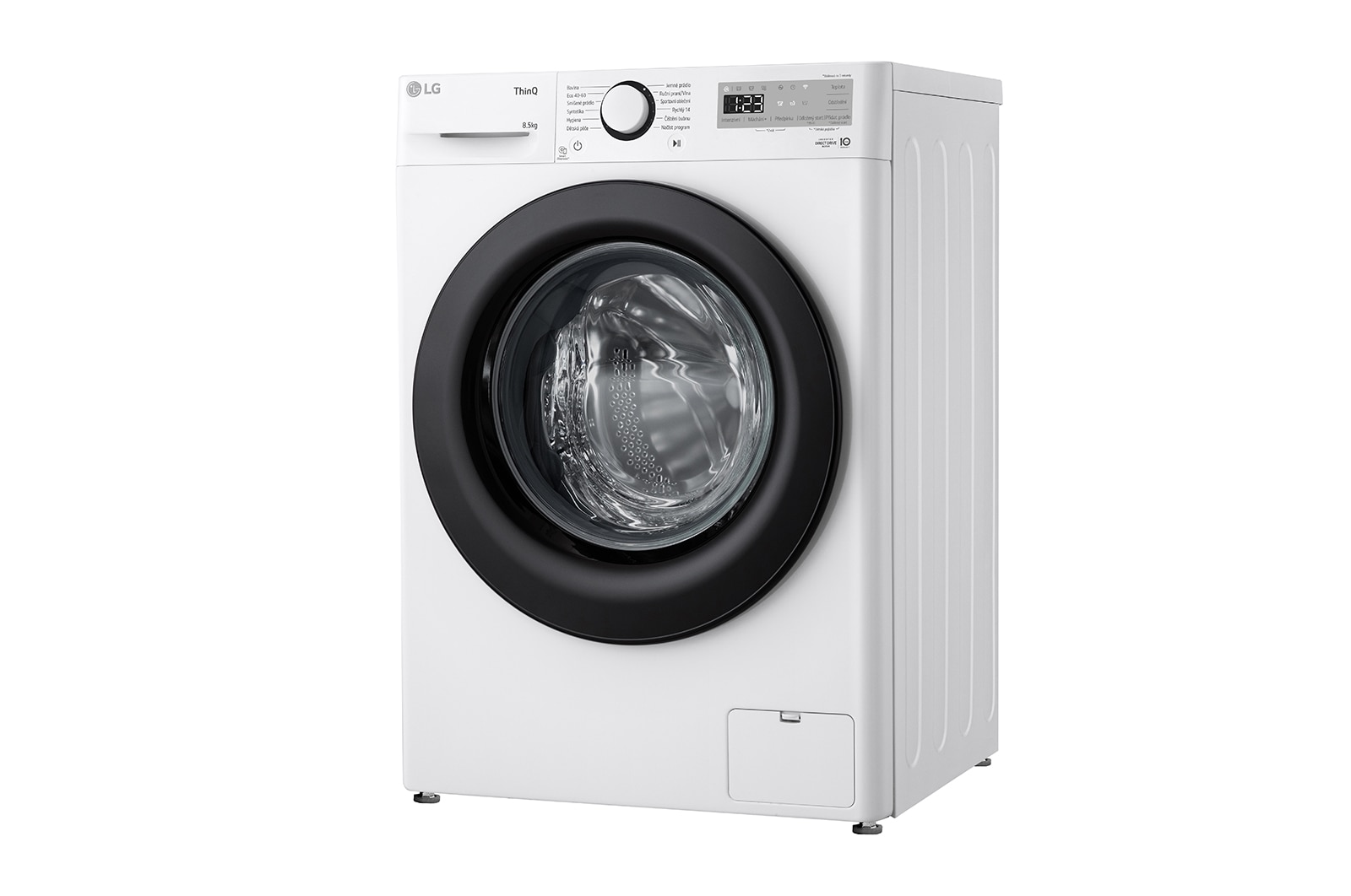 LG Slim parní pračka LG |8,5 kg | A | 1200 ot./min | Direct Drive™ | Bílá, FA2S8V3GN6H