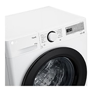 LG Slim parní pračka LG |8,5 kg | A | 1200 ot./min | Direct Drive™ | Bílá, FA2S8V3GN6H