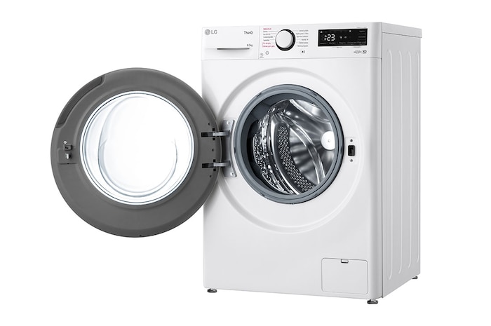 LG Slim parní pračka LG | 8,5 kg | A | 1200 ot./min | Direct Drive™ |Bílá, FA2S8V3GY3W