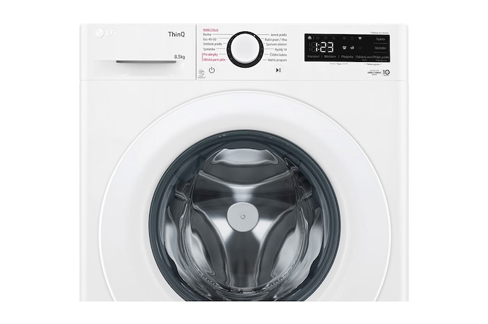 LG Slim parní pračka LG | 8,5 kg | A | 1200 ot./min | Direct Drive™ |Bílá, FA2S8V3GY3W