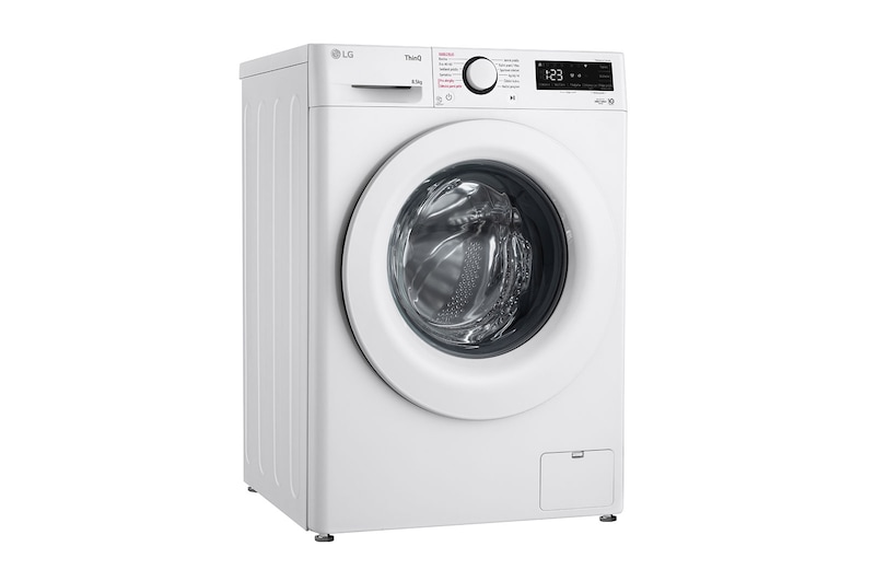 LG Slim parní pračka LG | 8,5 kg | A | 1200 ot./min | Direct Drive™ |Bílá, FA2S8V3GY3W