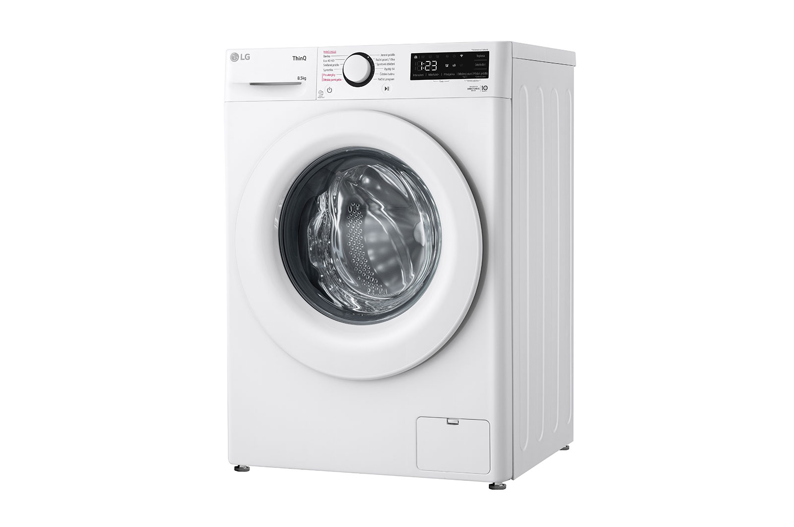 LG Slim parní pračka LG | 8,5 kg | A | 1200 ot./min | Direct Drive™ |Bílá, FA2S8V3GY3W