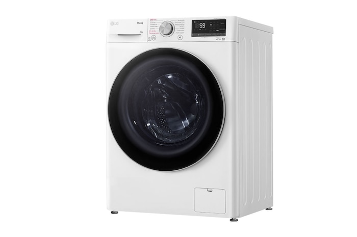 LG Parní pračka LG | 9 kg | A | 1400 ot./min | AI DD™ | TurboWash™|Bílá, FA49V5VW1W