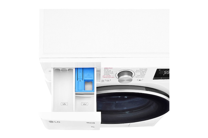 LG Parní pračka LG | 9 kg | A | 1400 ot./min | AI DD™ | TurboWash™|Bílá, FA49V5VW1W
