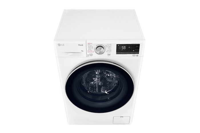 LG Parní pračka LG | 9 kg | A | 1400 ot./min | AI DD™ | TurboWash™|Bílá, FA49V5VW1W