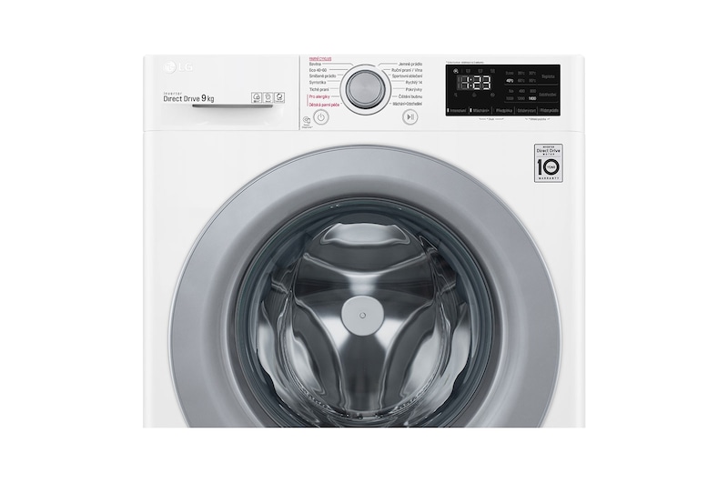 LG 9 kg parní pračka LG | A | 1400 ot./min | Direct Drive™ | AI DD™, FA4TURBO9E
