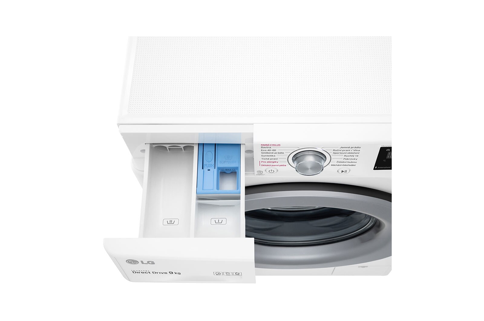 LG 9 kg parní pračka LG | A | 1400 ot./min | Direct Drive™ | AI DD™, FA4TURBO9E