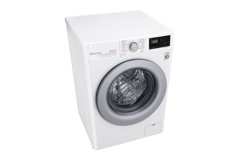 LG 9 kg parní pračka LG | A | 1400 ot./min | Direct Drive™ | AI DD™, FA4TURBO9E